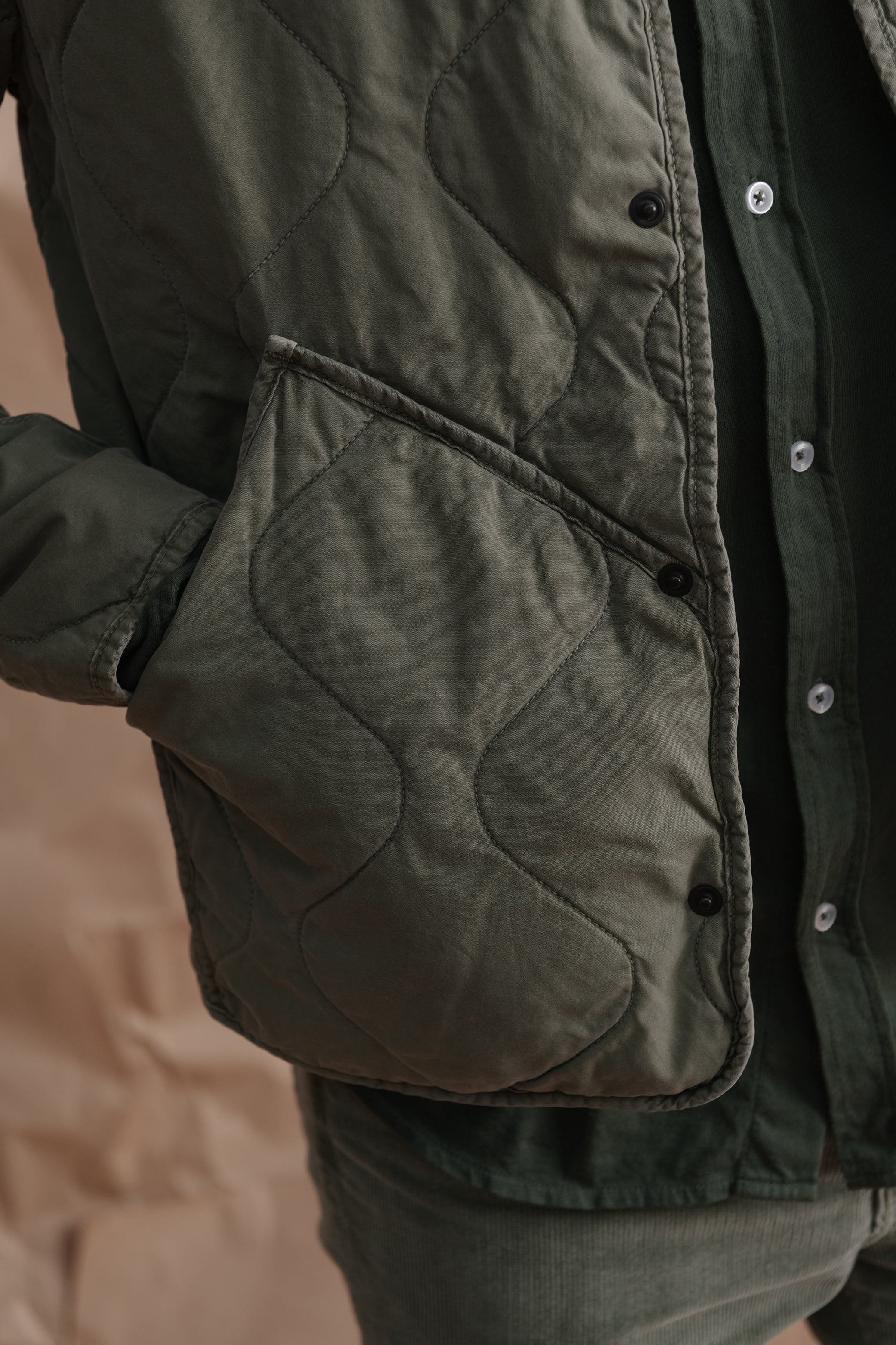 Flight Jacket Liner - Olive