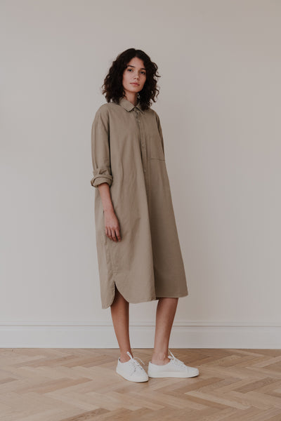 Chino Shirt Dress