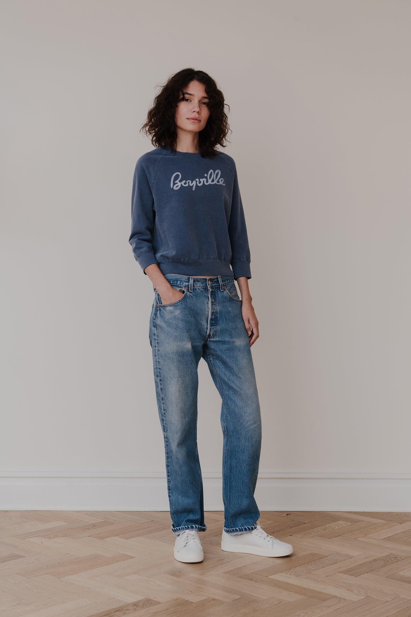 Boyville Logo 3 4 Sleeve Sweatshirt