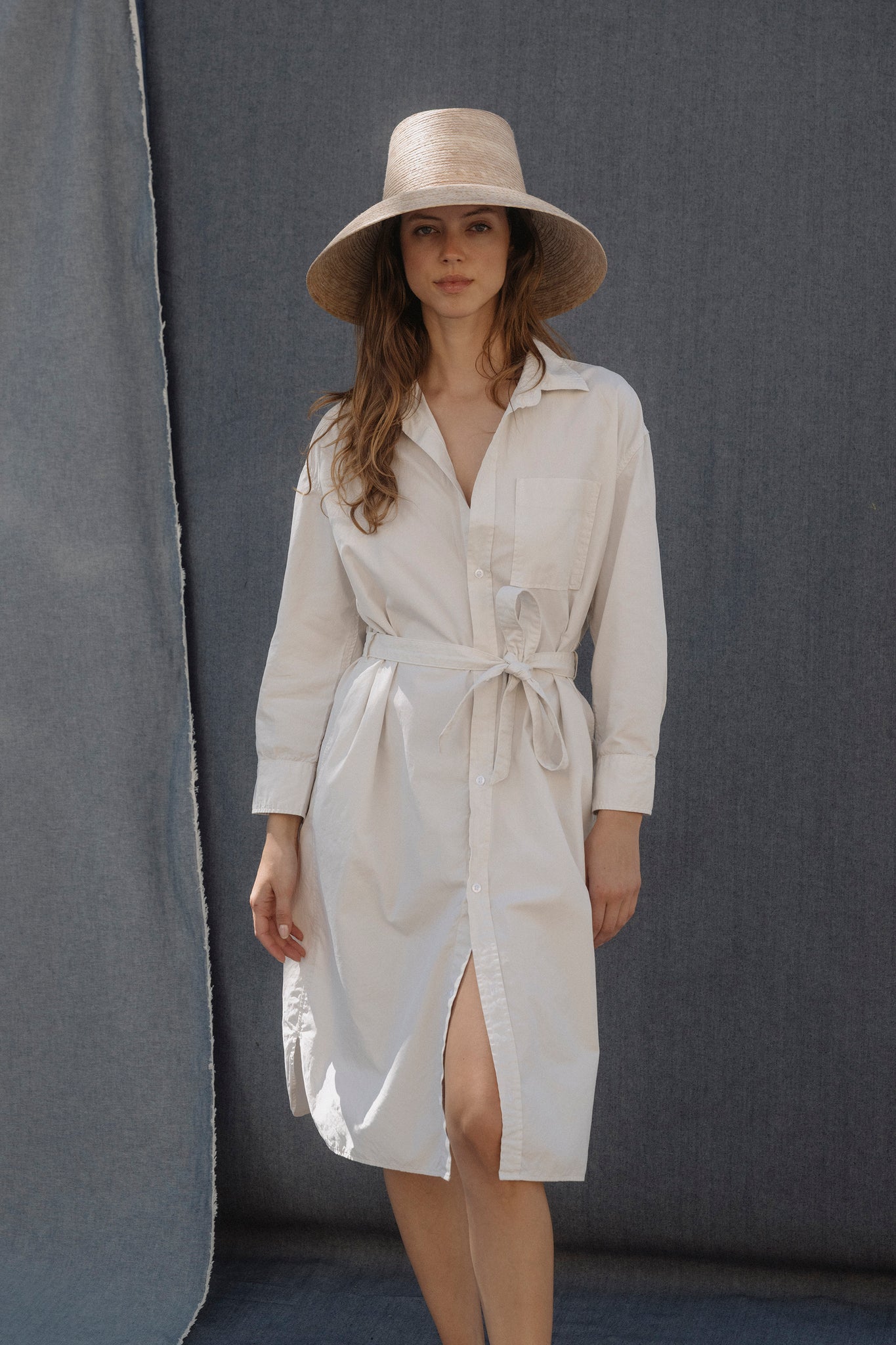 Poplin Shirt Dress
