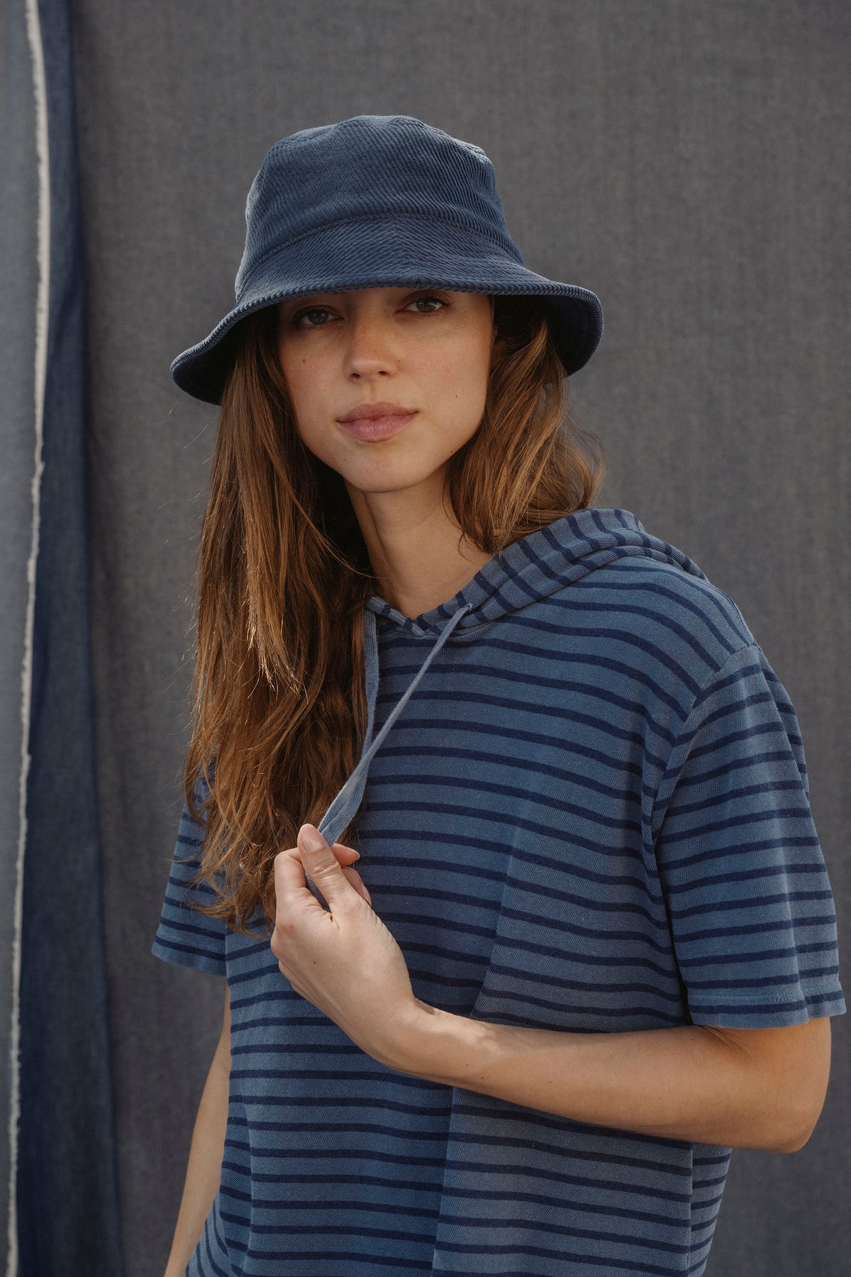 SS Hemp Stripe Hoodie