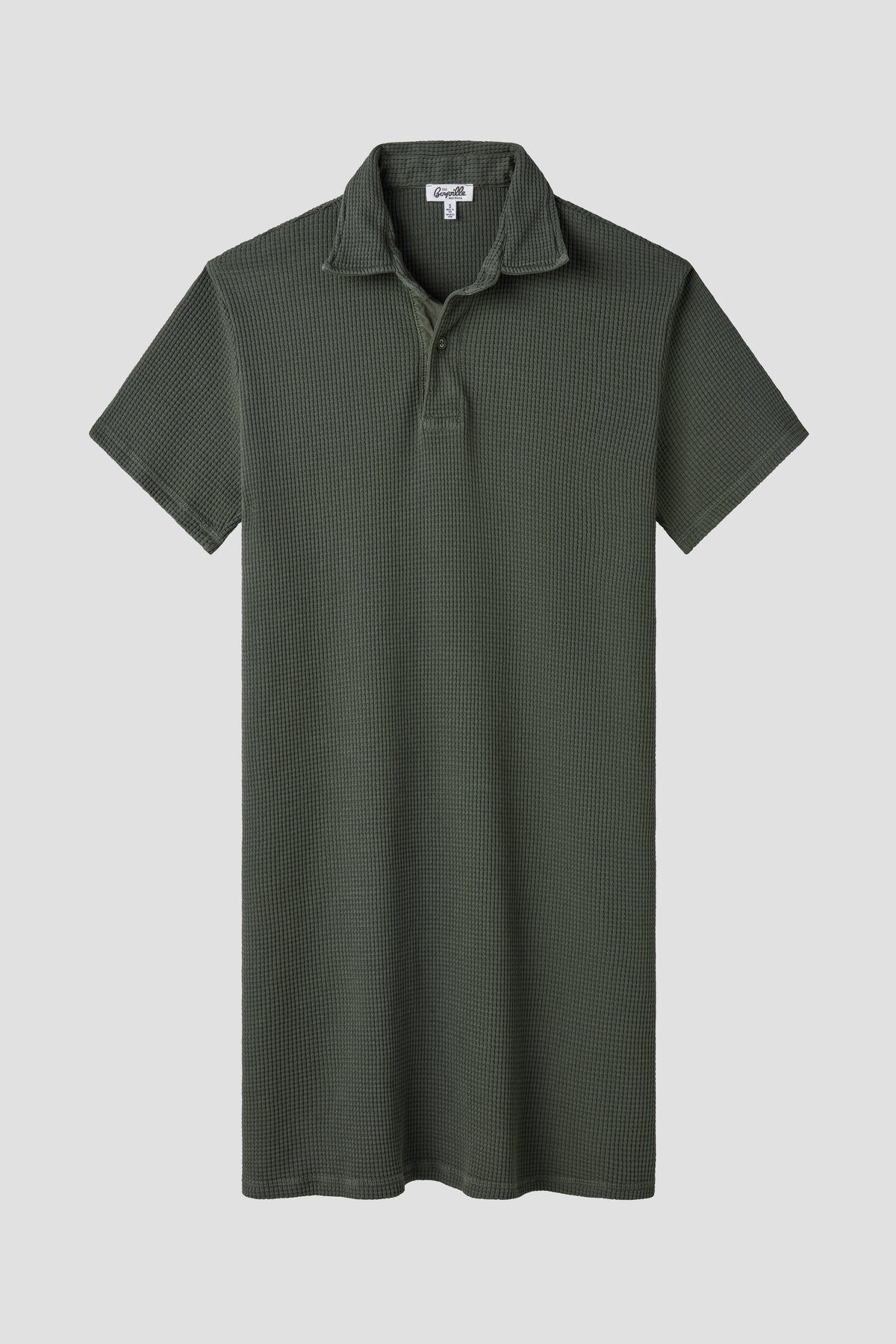 Waffle Polo Dress