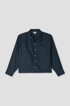 LS Boxy Oxford Shirt