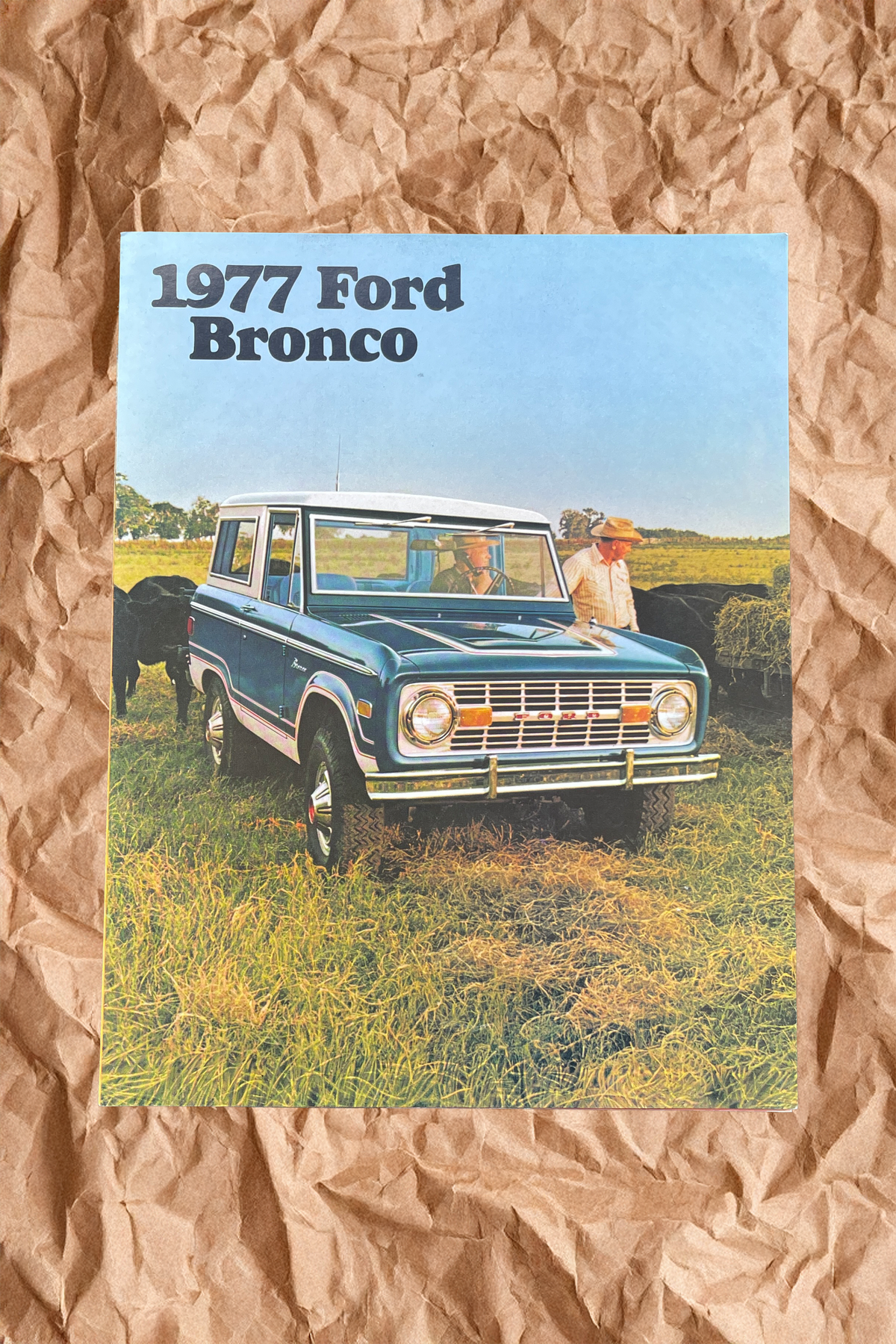 Vintage 1977 Ford Bronco Sales Brochue