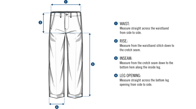 Bottom/Weekend Chino — how to measure