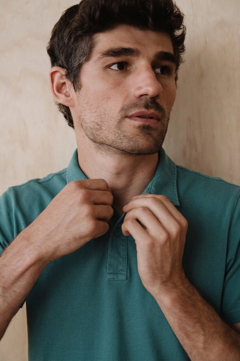 Short Sleeve Supima T Shirt Polo