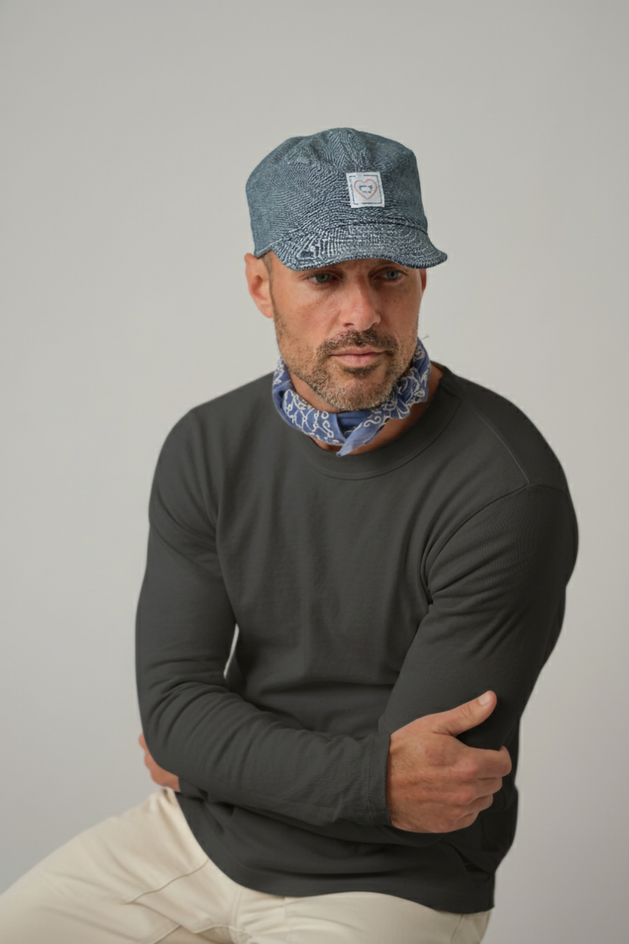 Camiseta de manga larga con capas de American Jersey – Save Khaki United, image size:900x1350