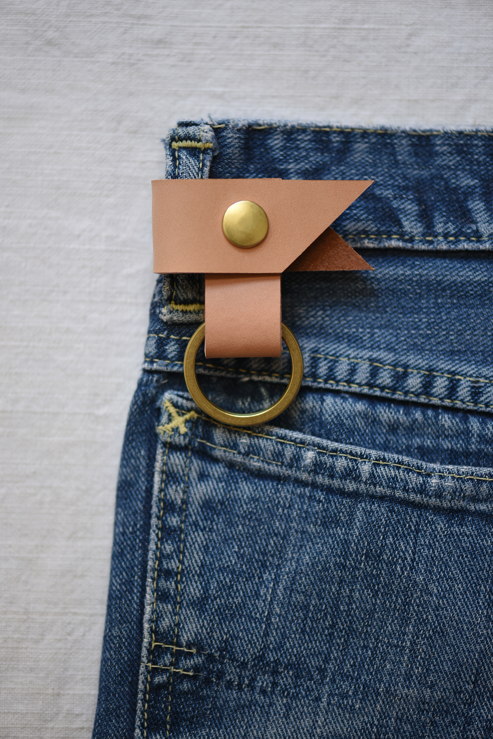 Leather Keychain