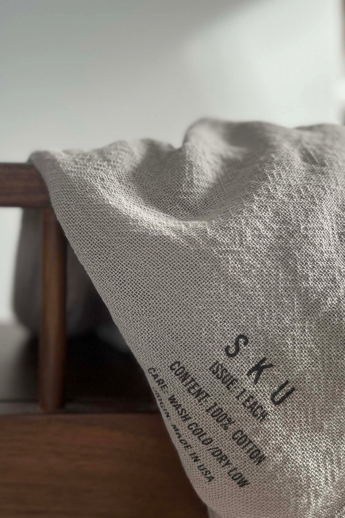Tobacco Cloth Wrap Throw
